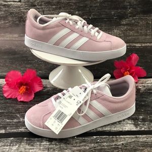 ADIDAS VL Court Women’s Sneakers 👟 Size 7 🌸 NIB
